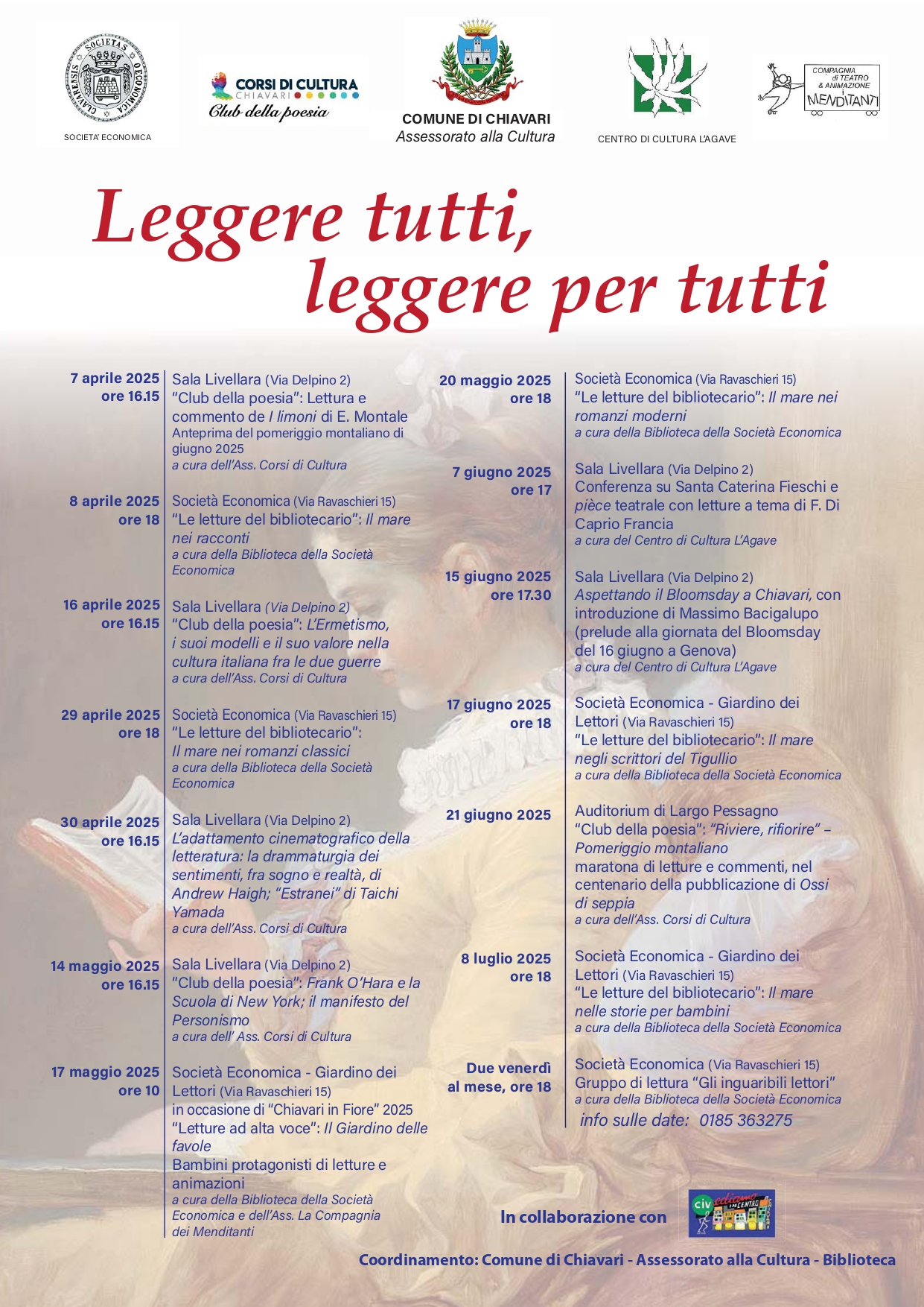 Leggere tutti, leggere per tutti
